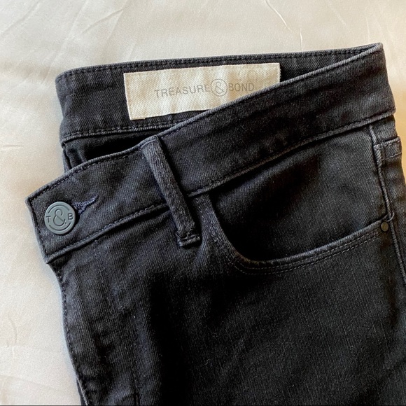 Treasure & Bond Denim - NORDSTROM TREASURE & BOND | Black cropped jeans